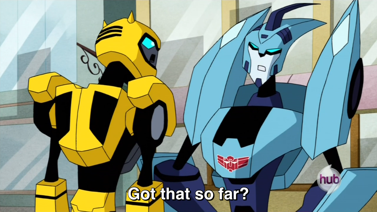 transformers faster than meets the eye. i post robot stuff. ill post transformer stuff irregularly. maybe some fanart or toys once i get around to it. suggest w