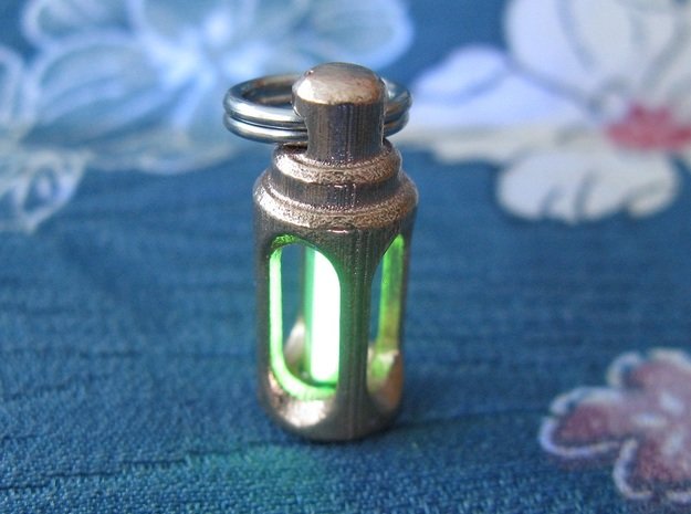 Tritium Jewelry. Tritium tubes are simply gas-filled, thin glass vials with inner surfaces coated with a phosphor. The gaseous tritium in these light sources un