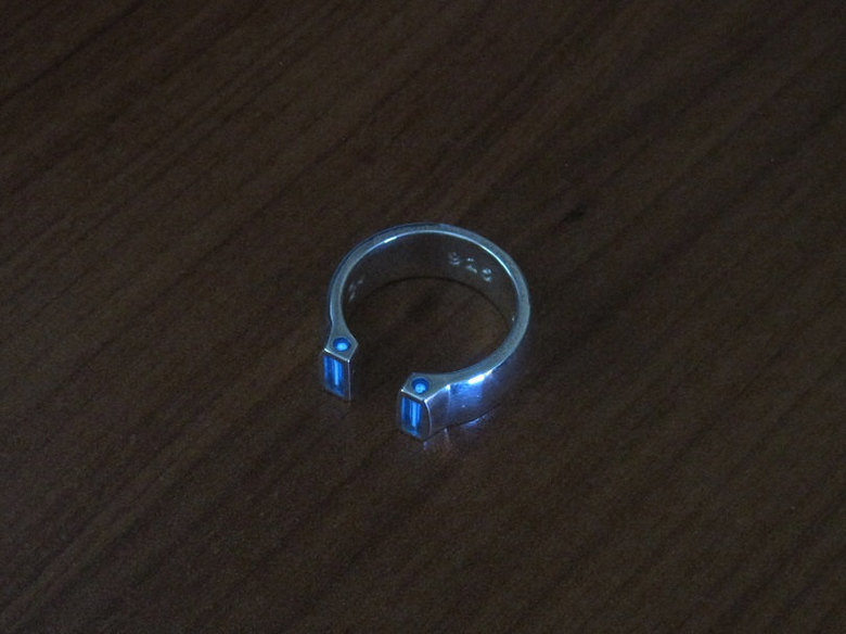 Tritium Jewelry. Tritium tubes are simply gas-filled, thin glass vials with inner surfaces coated with a phosphor. The gaseous tritium in these light sources un