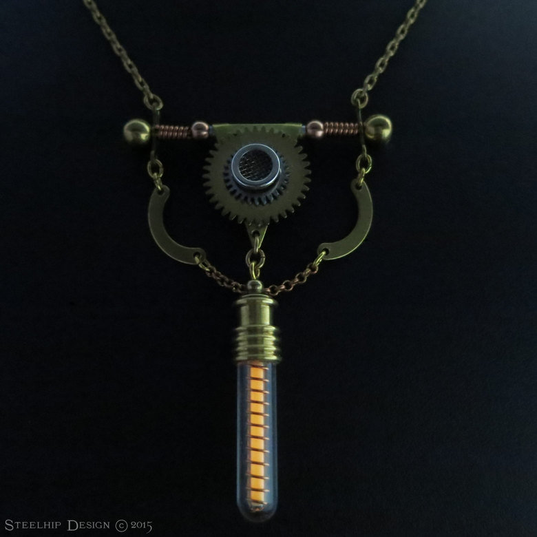 Tritium Jewelry. Tritium tubes are simply gas-filled, thin glass vials with inner surfaces coated with a phosphor. The gaseous tritium in these light sources un
