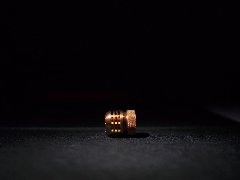 Tritium Jewelry. Tritium tubes are simply gas-filled, thin glass vials with inner surfaces coated with a phosphor. The gaseous tritium in these light sources un