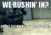 Are we rushin' in?