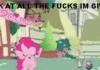 All the fucks pinkie gives