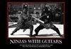 ninjas with guitars