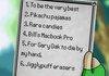 Ash's christmas list