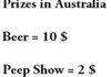 australian prizes