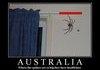 Australia, you so scary..