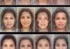 Average Face of each country