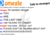 Average Omegle Conversation