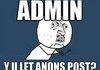 Admin Why?