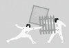Fencing match!