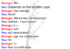 A normal conversation on Omegle