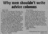 Advice Column FUCKING WIN