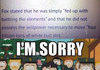 I'm Sorry