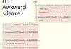 Awkward Silence