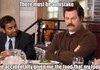 Epic Ron Swanson on Salads
