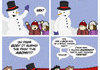A talking snowman